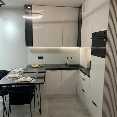 Crystal Luxury With Free Parking In Cracow For 4 Guests شقة *